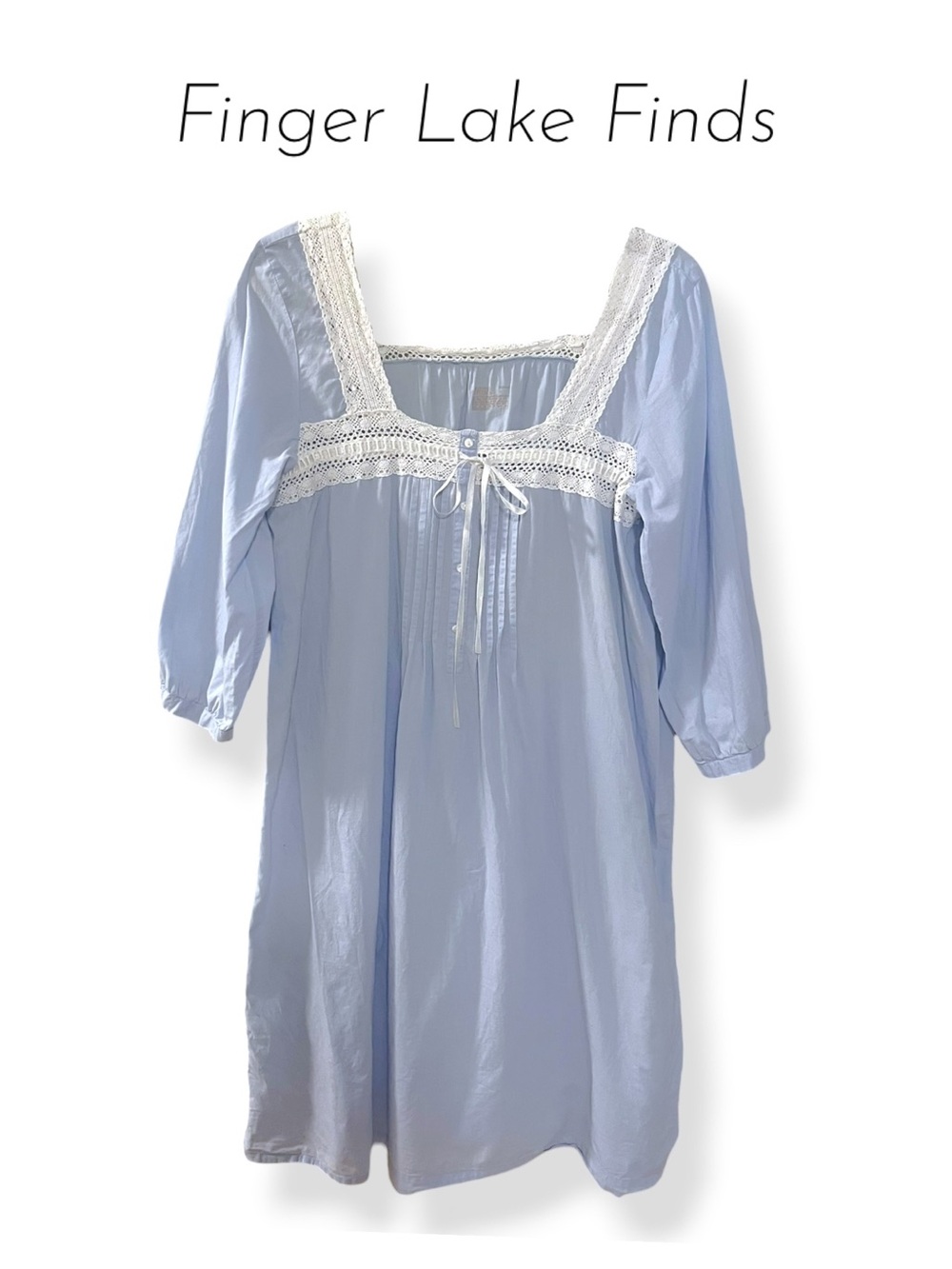 Gilligan & O'Malley Cotton  Cottagecore Nightgown, L